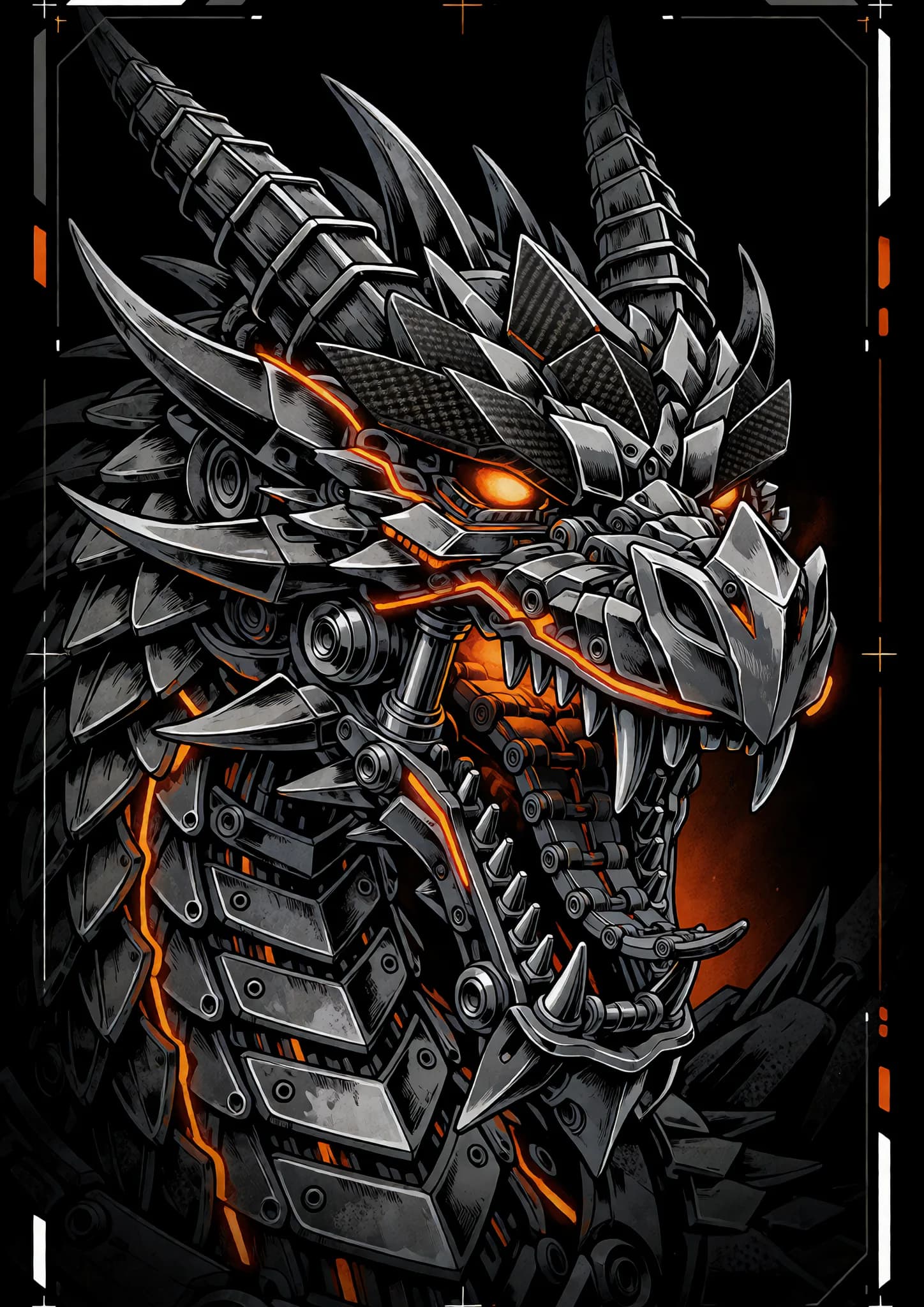 Blueprint Cybernetic Dragon