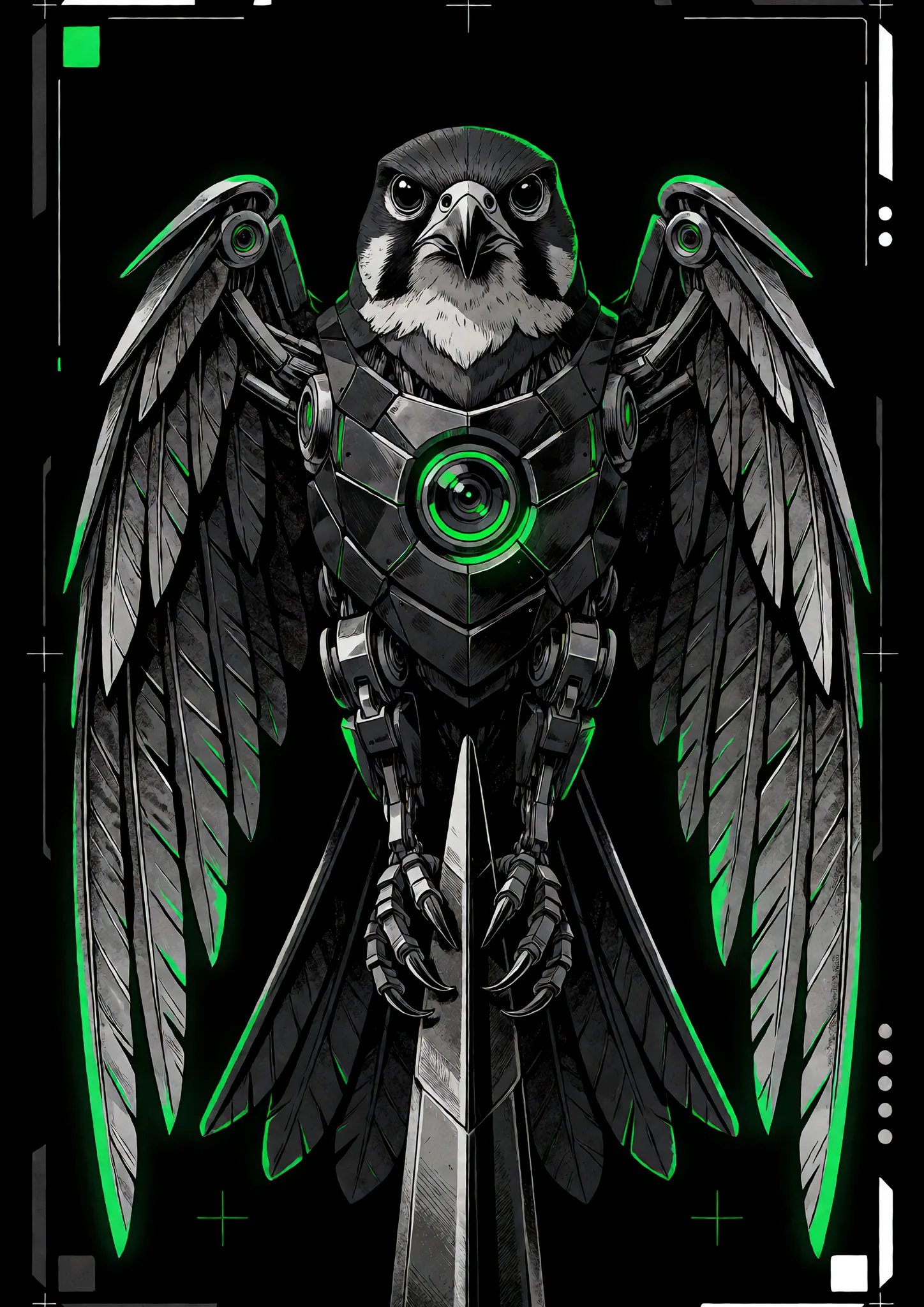 Blueprint Cybernetic Falcon