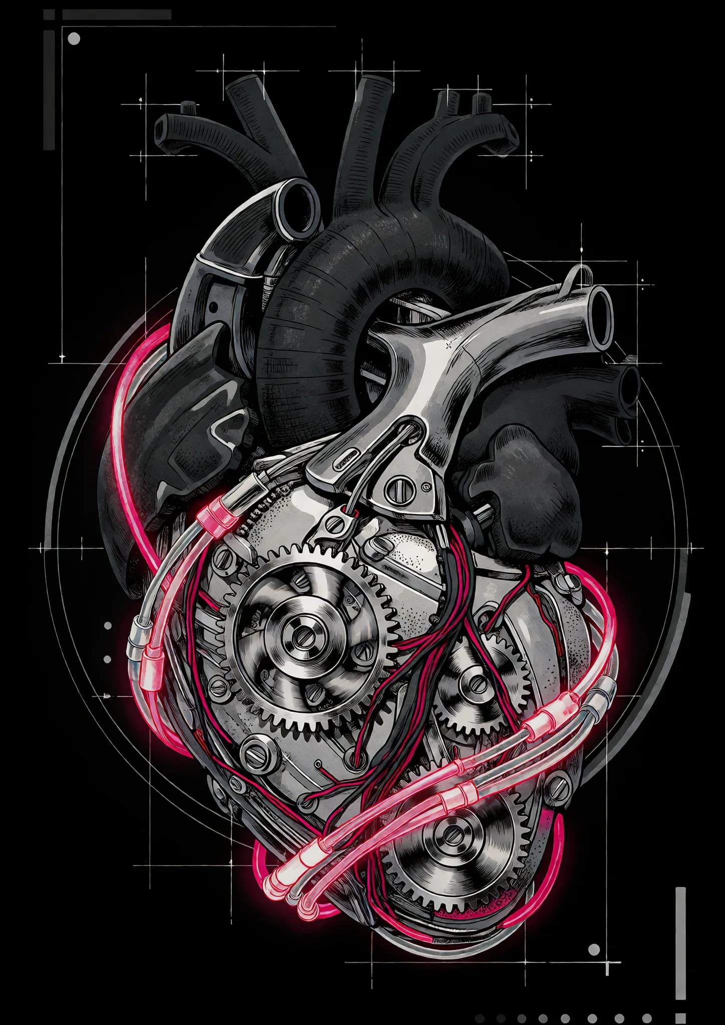 Blueprint Cybernetic Heart
