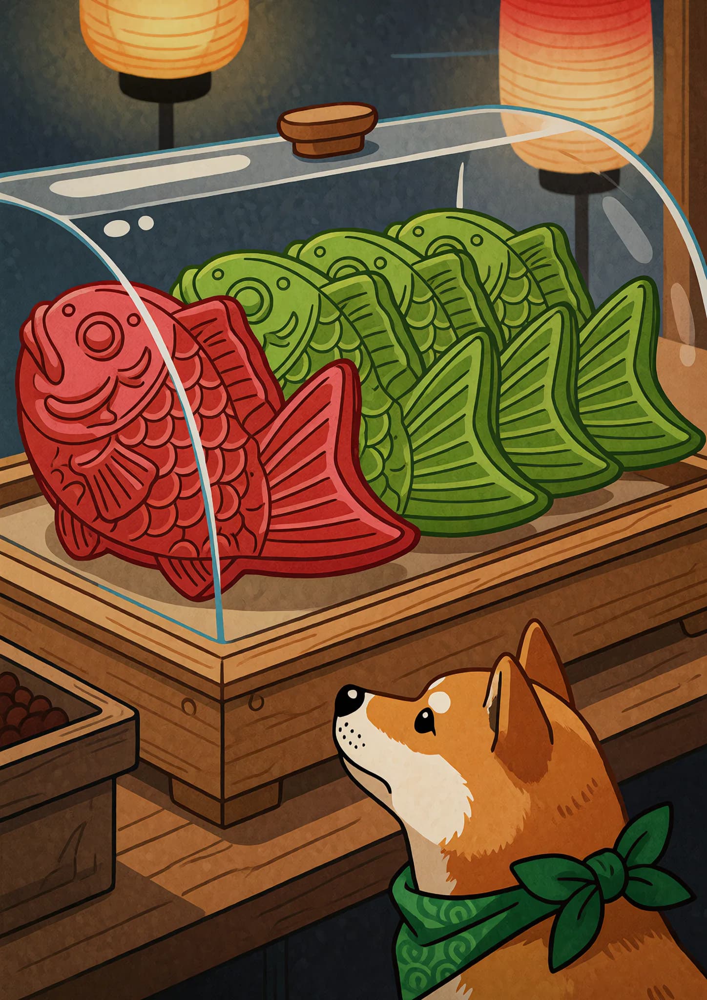 Golden Taiiyaki Stand