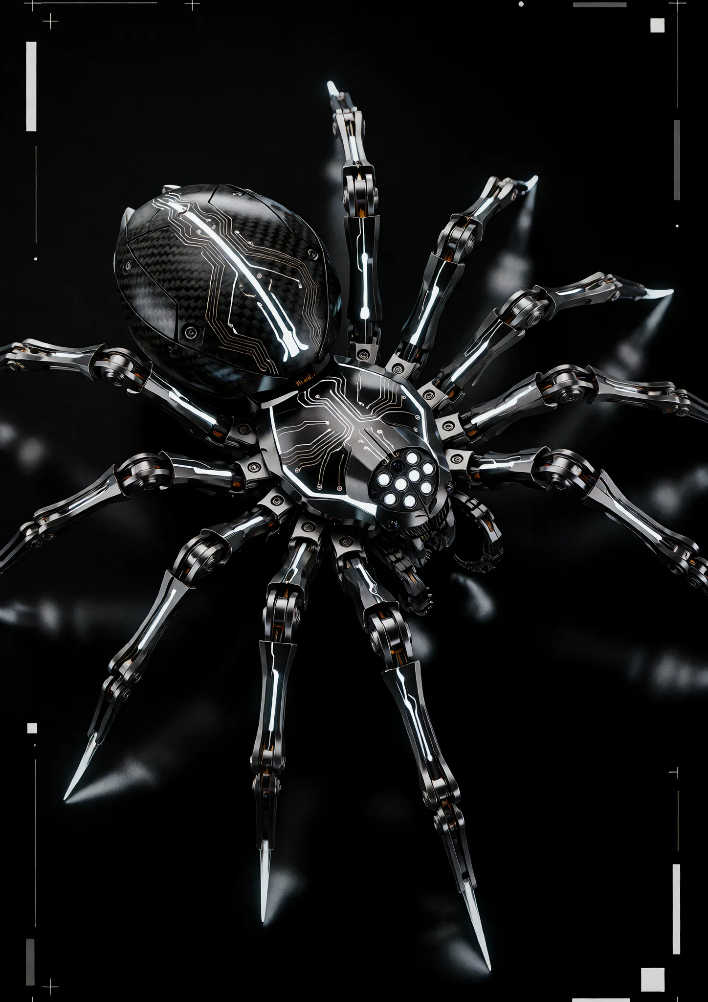 Noir Cybernetic Spider