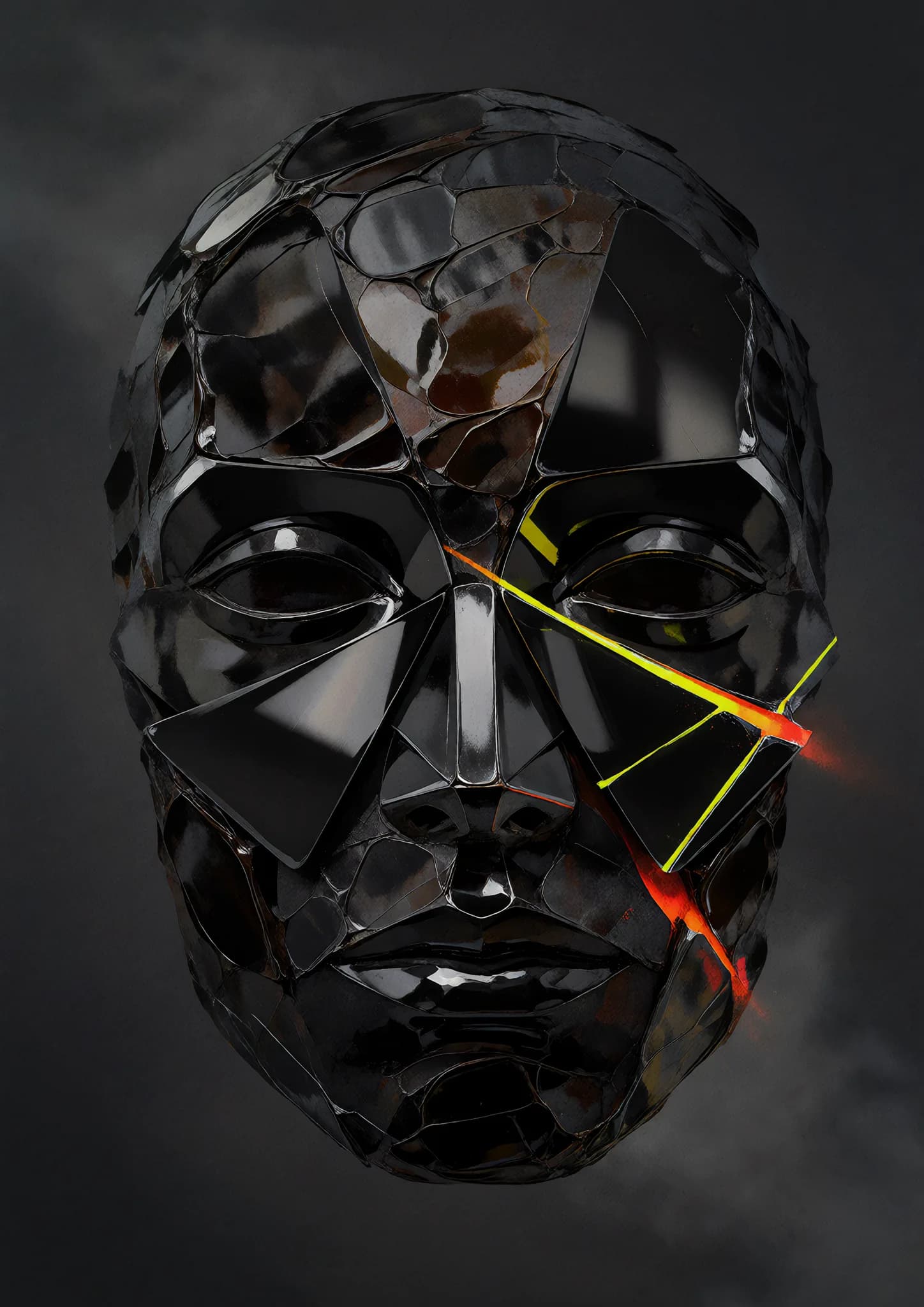 Obsidian Cheekbone Mask