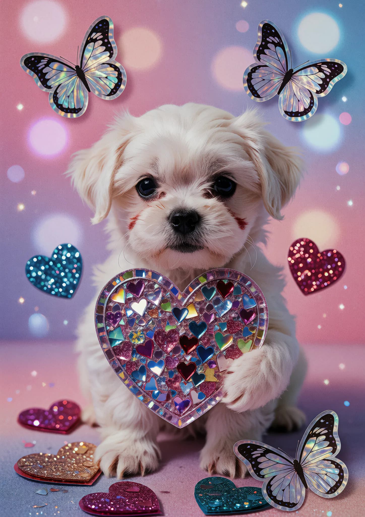 Sweetheart Maltese Hugs