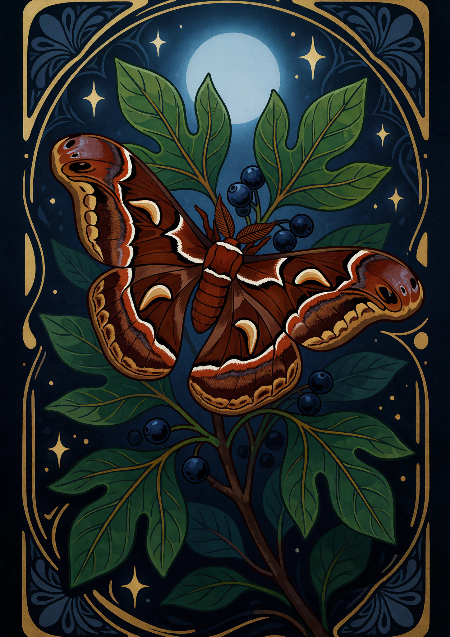 The Promethea Moth