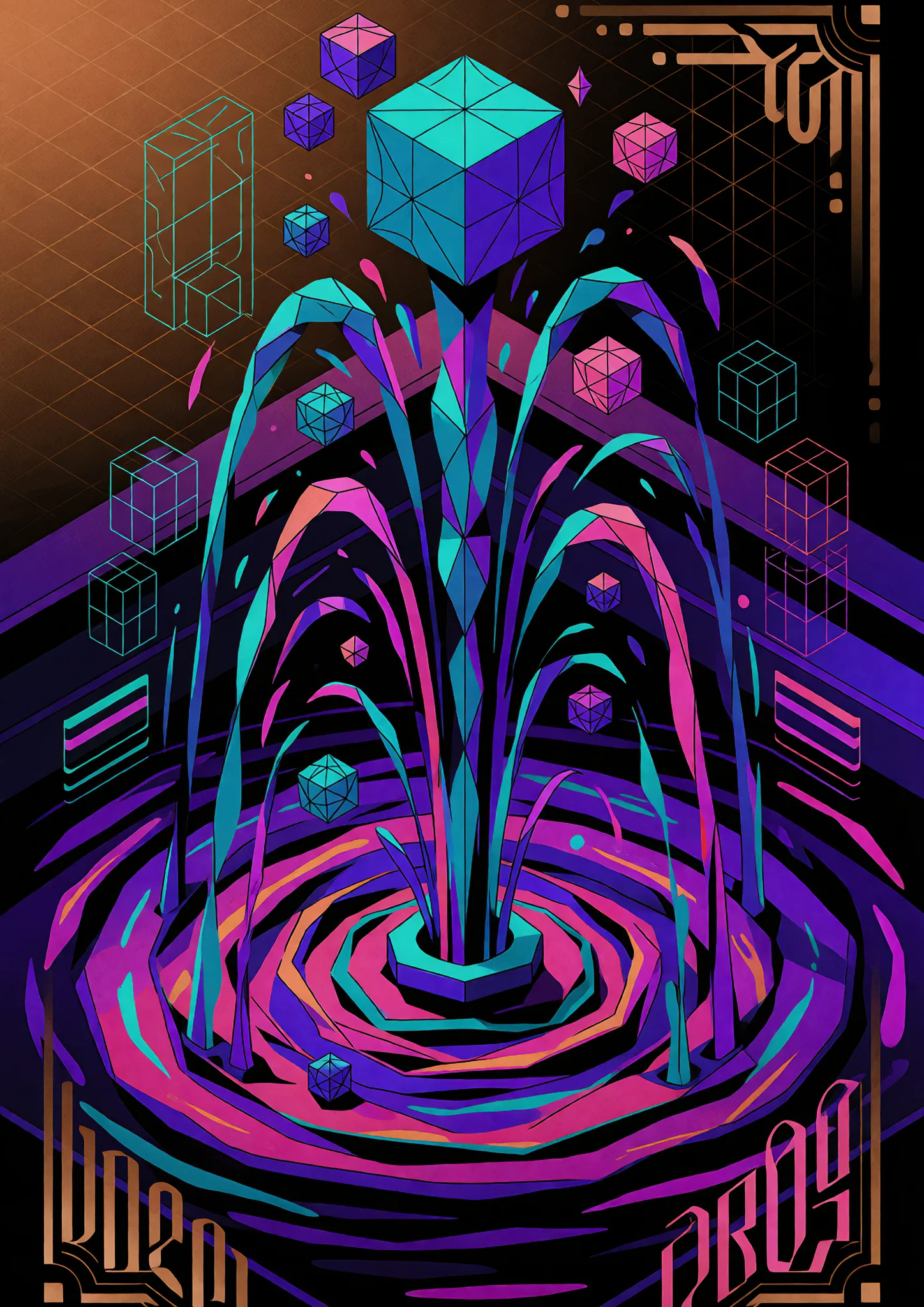 The Vector Fountain